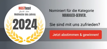 SpeediT - Wahl zum Webhoster des Jahres 2024