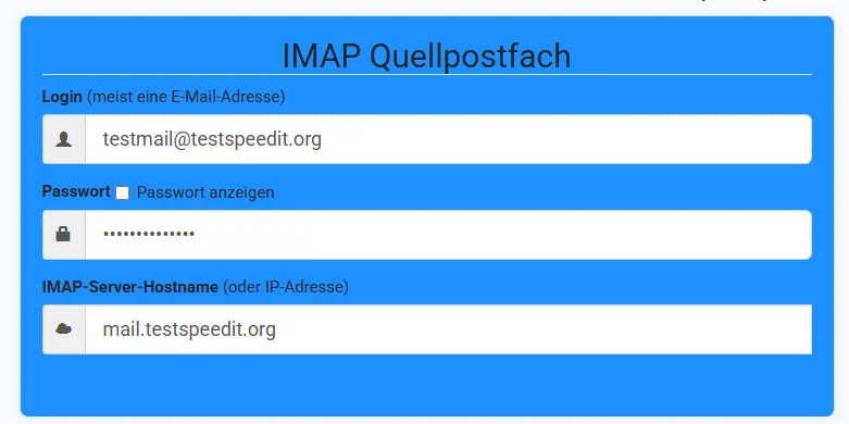 IMAPsync - Quellserver