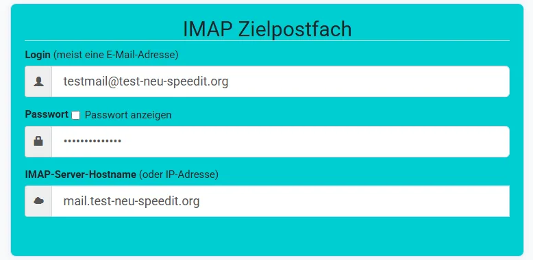 IMAPsync - Zielserver