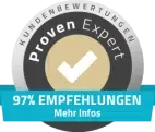 ProvenExpert - 97 per cent recommendations