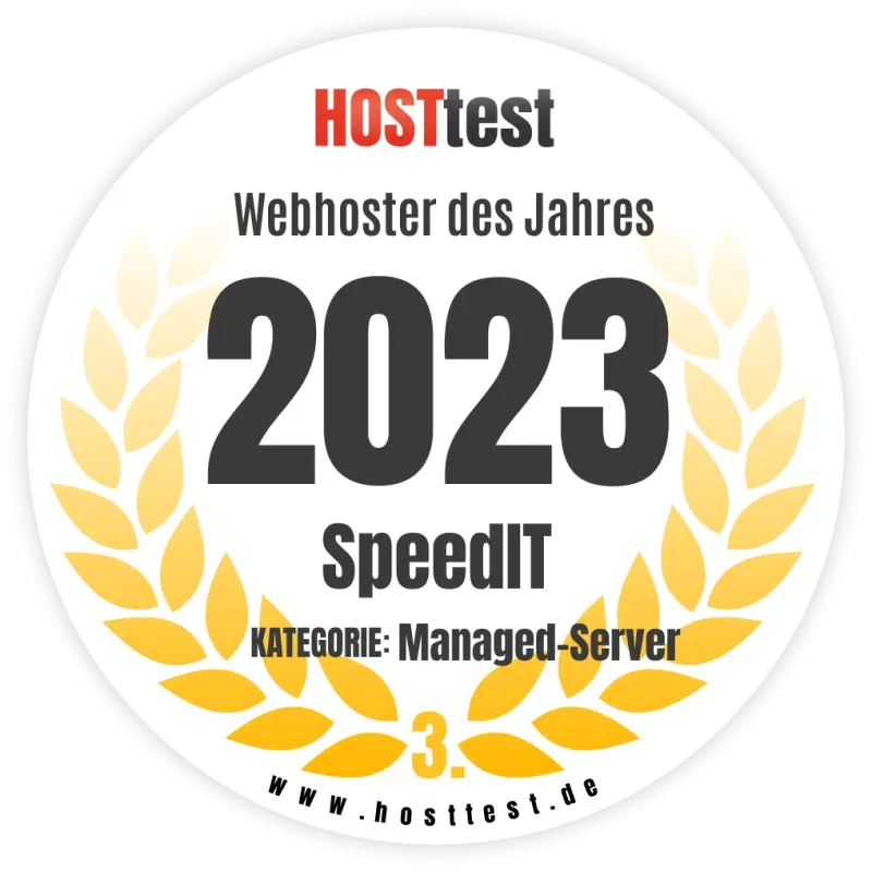 Webhoster des Jahres 2023 - Managed-Server, Platz 3