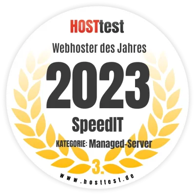 Web Hosting Provider of the Year 2023 - Managed Servers, 3rd place