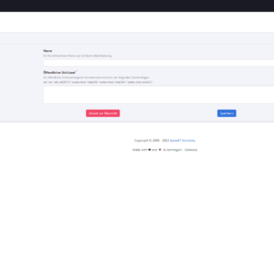 KeyHelp - SSH Schlüssel hinzufügen - Eingabemaske KeyHelp - SSH Schlüssel hinzufügen - Eingabemaske