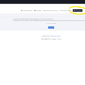 KeyHelp - SSH Schlüssel hinzufügen KeyHelp - SSH Schlüssel hinzufügen