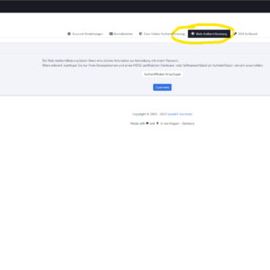 KeyHelp - Zwei Faktor Authentifizierung einrichten per FIDO KeyHelp - Zwei Faktor Authentifizierung einrichten per FIDO